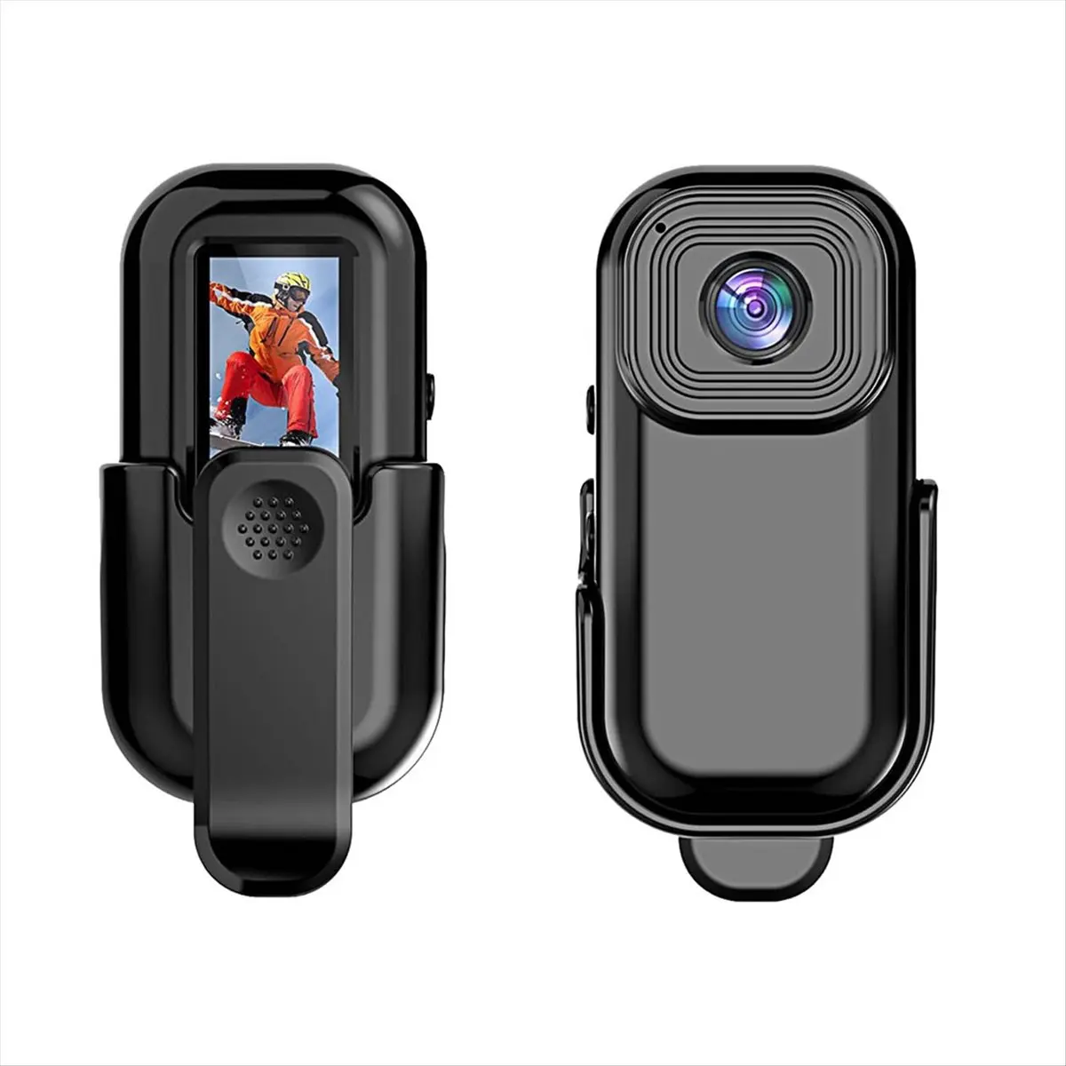 A40I 1080P WiFi Pocket Camera Portable Body Cam Sport DV Action Camera with Screen Video Recording Pocket Camera Back Clip