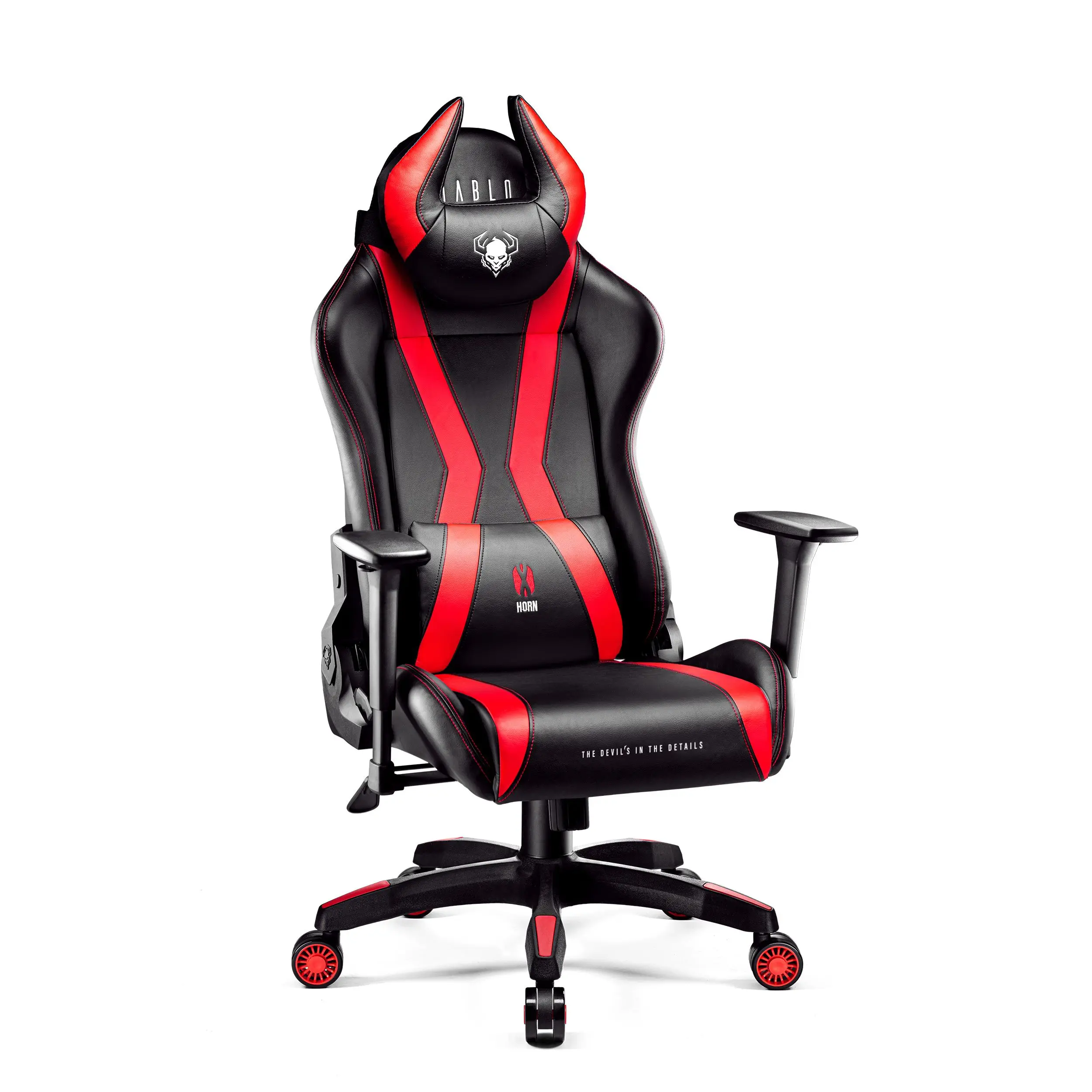 Factory Luxury Red Office Furniture Black Leather Ergonomic Gaming Chair Massage Feature PC Computer Game Silla Gamer