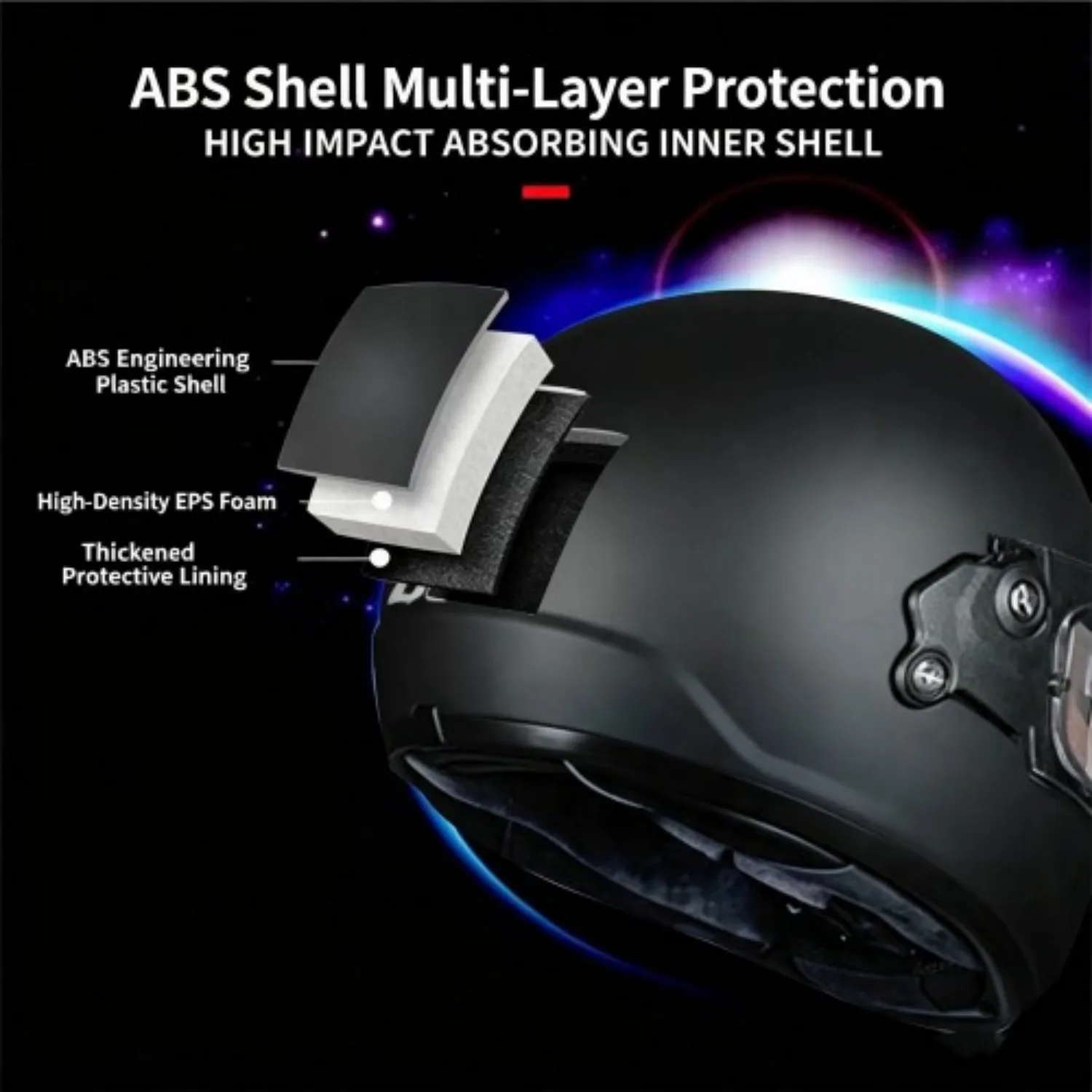 Motorcycle helmet, unisex, suitable for all seasons, sun protection, 3/4 half helmet, lightweight safety helmet for electric bikes and motorcycles, riding helmet