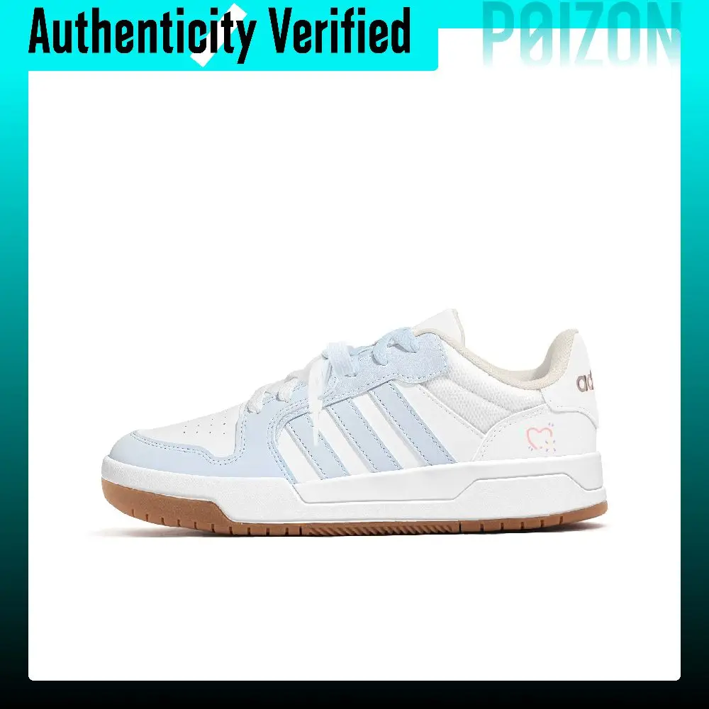 Adidas ENTRAP Skate Shoes Unisex Low-top White/Blue JP9960(Team2697- ）