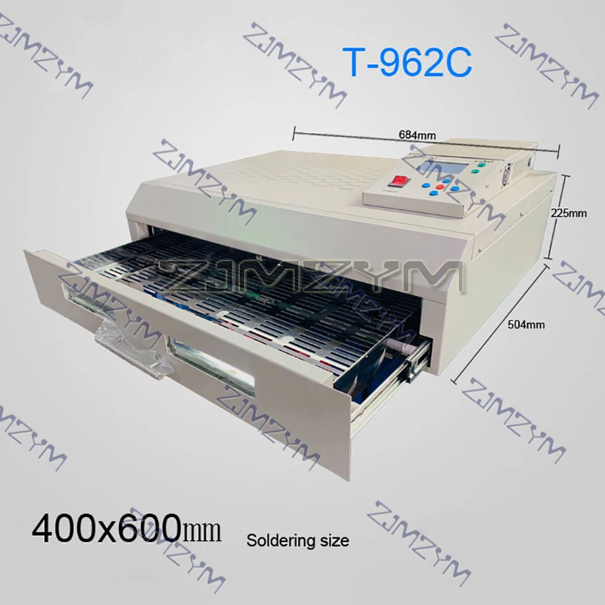 T-962C Reflow Lötmaschine Infrarot IC Heizung BGA Rework Reflow Ofen Löten Rework Station Maschine