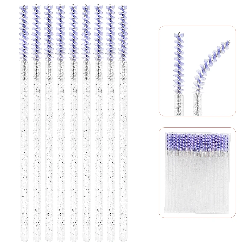 50 stücke Einweg Make-Up Pinsel Wimpern Microbrush Mascara Wands Kosmetik Applikator Augenbraue Micro Pinsel Lash Verlängerung Liefert