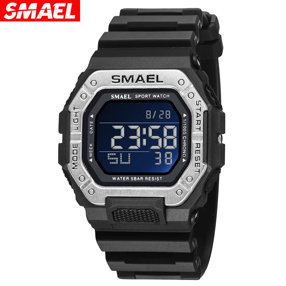 

Digital Watches Men G Style Out door Sport Watch Black Military Waterproof Wristwatch Tactical Electronic Male Clocks Alarm