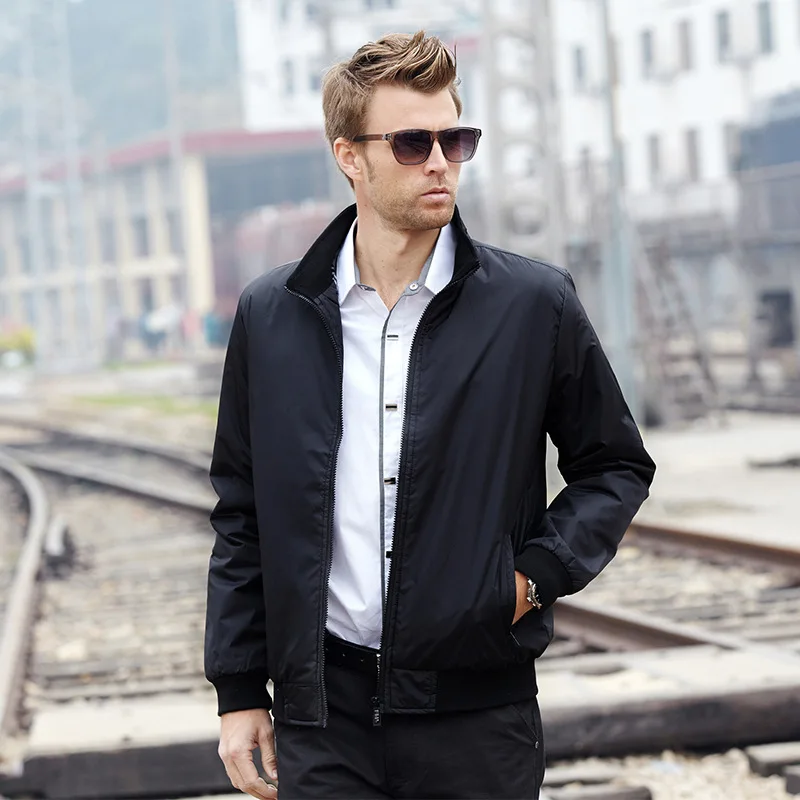 

MRMT 2025 Brand New Mens Casual Jackets Men Coat Stand Collar Ourdoor Jacket Man Jackets Outer Clothing for Male Overcoat