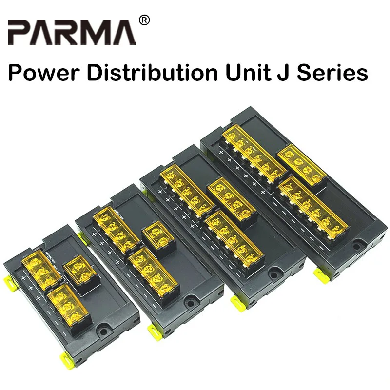3rd, 4th, 5th, 6th and multi-line public terminal distribution terminal block DC/AC power splitter distributor J-type