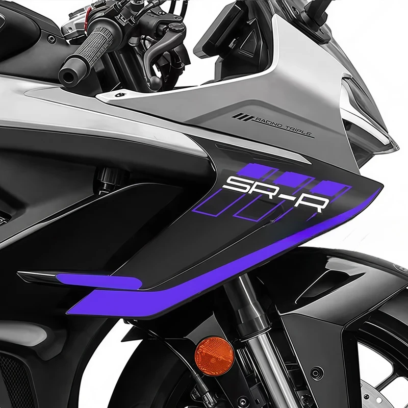 For CFMOTO 675SR 675SRR 675SR-R CF675 SR Motorcycle Left Right Side Winglet Wind Spoiler Trim Cover Sticker Fairing Wings Decals
