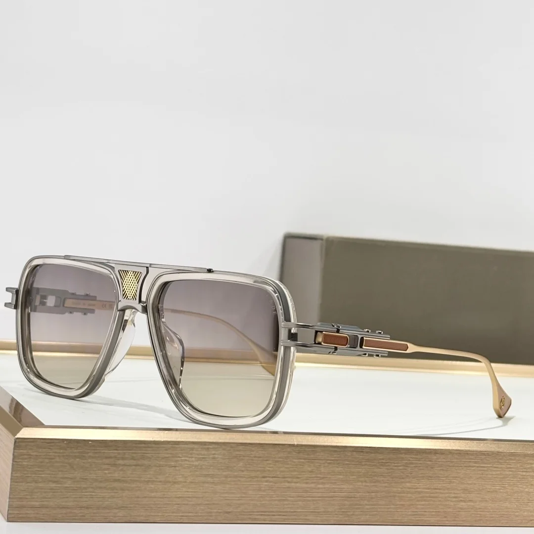 

ADITA GRAND DECADE TWO DTS460 58-16 Top Quality Sunglasses for Men and Women Punk Luxury Acetate Titanium Designer Sunglasses