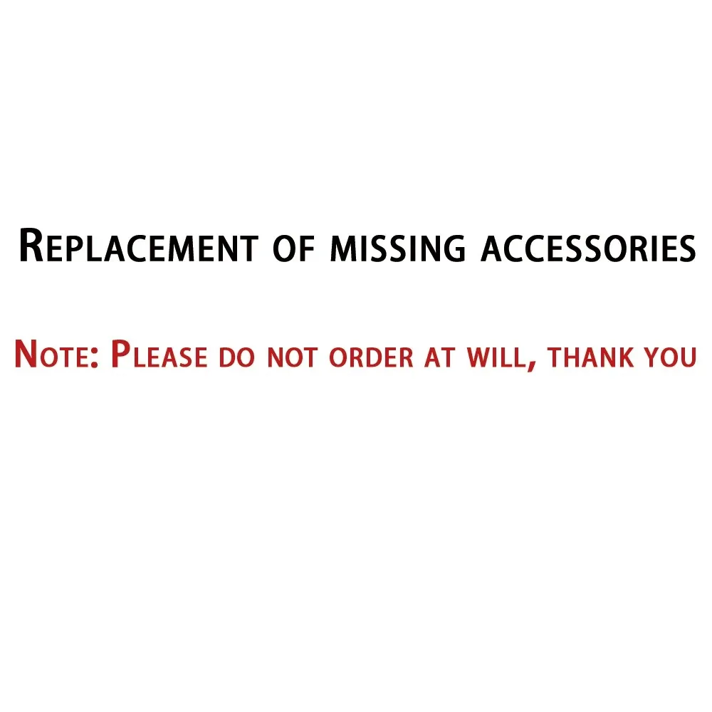 This link is for customers to replace the missing parts (please note that please do not order at random)