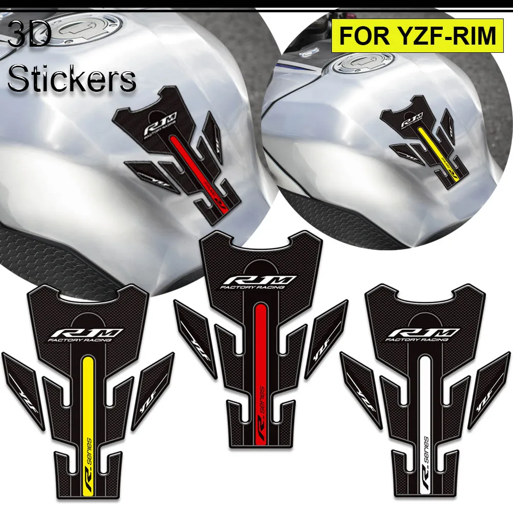 For YAMAHA YZFR1M YZF-R1M YZF R1M Motorcycle Tank Pad Grips Side Gas Fuel Oil Kit Knee Stickers Decals Protector