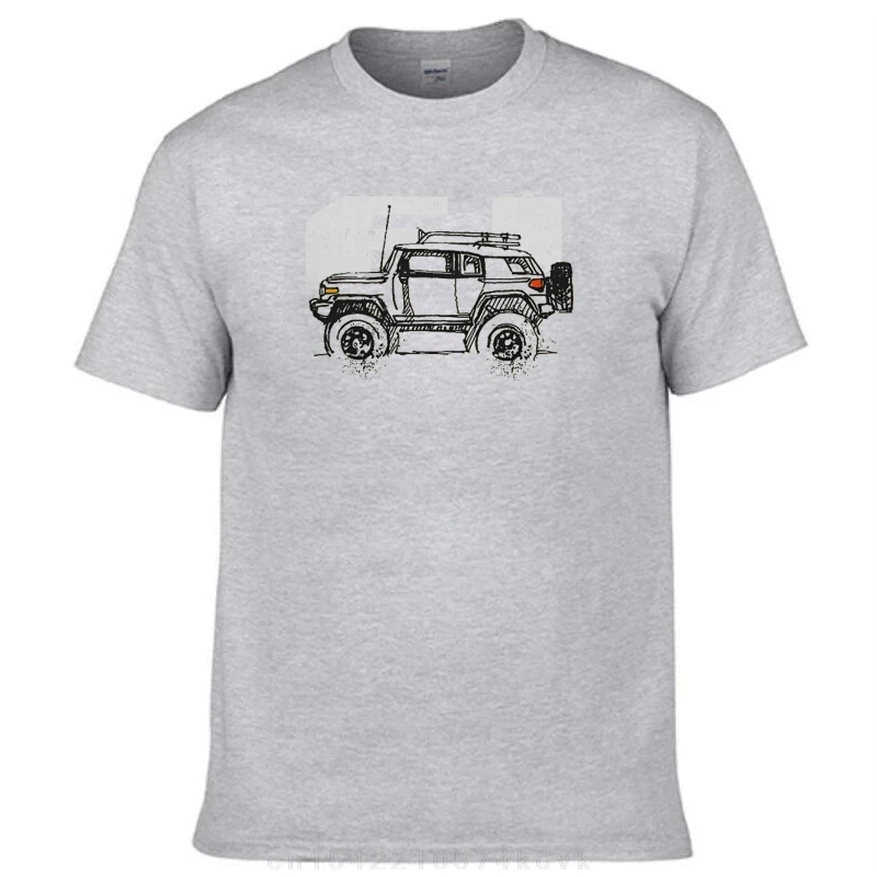 Maglietta fuoristrada FJ per uomo T-Shirt Hipster in cotone girocollo Cruiser Tees manica corta stampa top