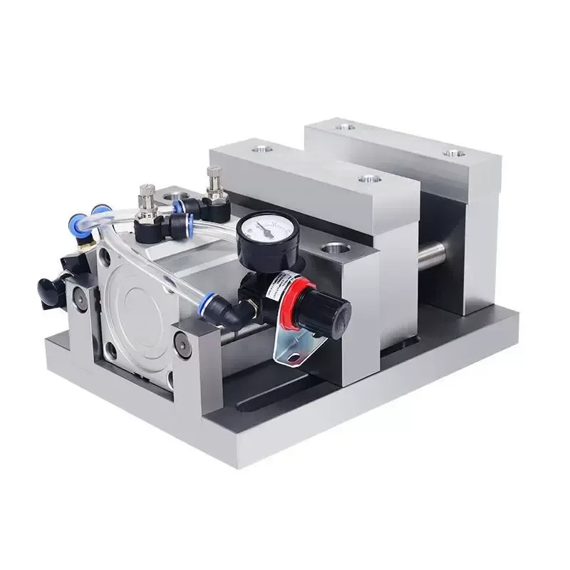 for High Precision Pneumatic Vise Heavy Duty Flat Vise CNC Machining Center Drilling Tapping Milling Machine Grinder Fixture