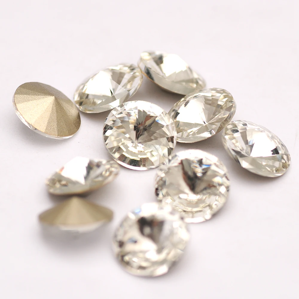 Different Shapes Super Clear 10PCS Rhinestones Glass DIY Accessories Crafts Crystal Jewels Beads For Nail Art Garment Decoration