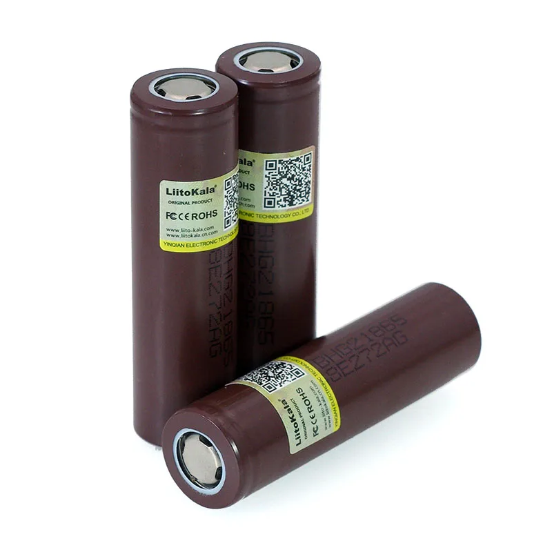 بطاريات Liitokala 100% جديدة وأصلية HG2 18650 3000mAh بطارية 18650HG2 3.6 فولت تفريغ 20A مخصصة للشحن بالطاقة