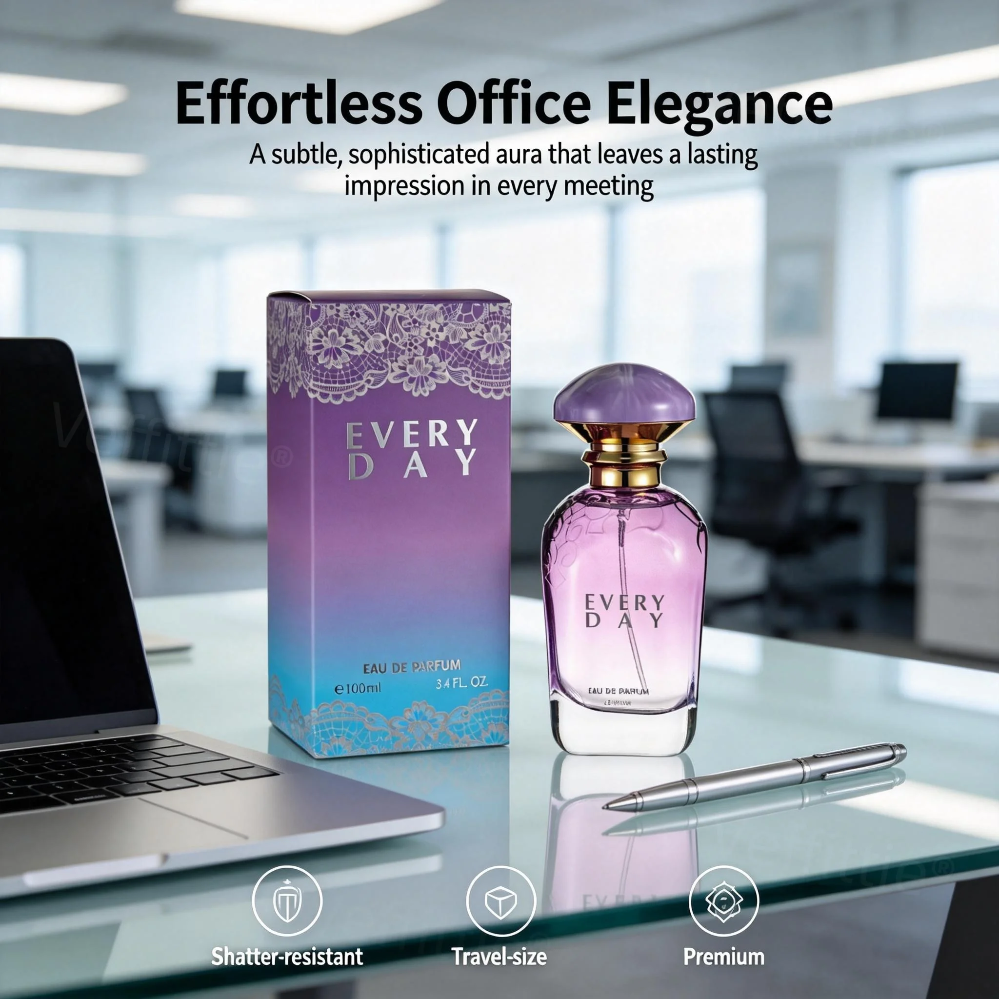 

Executive Woody Oud Elegance 100ml Eau De Parfum, Refined Office Blend, Daily Commute Wear, Long Lasting Aroma for Modern Career