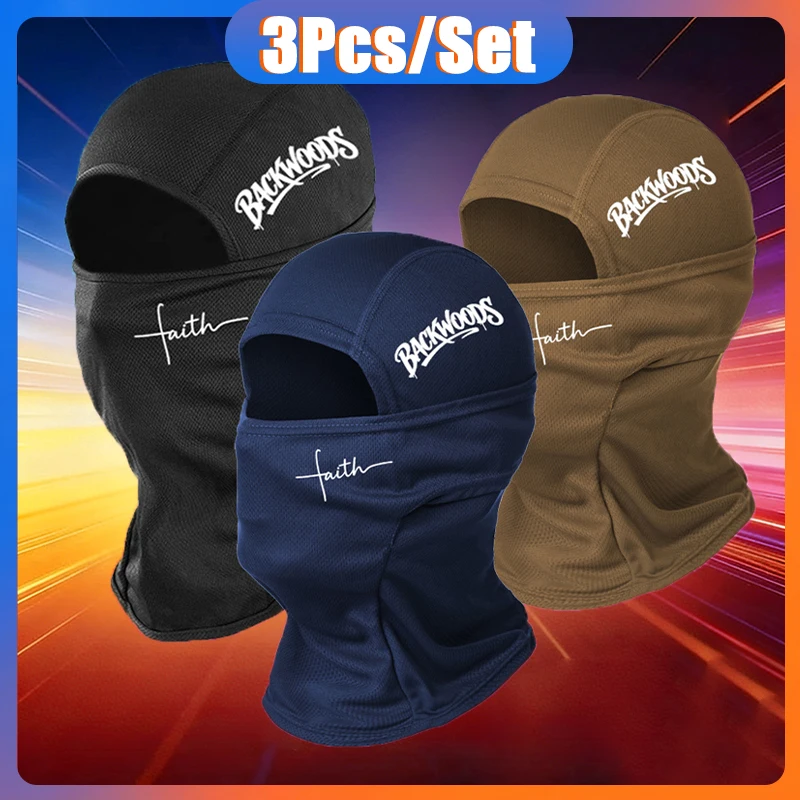 Balaclava Full Face  Helmet Backwoods Print Motorcycle Rider