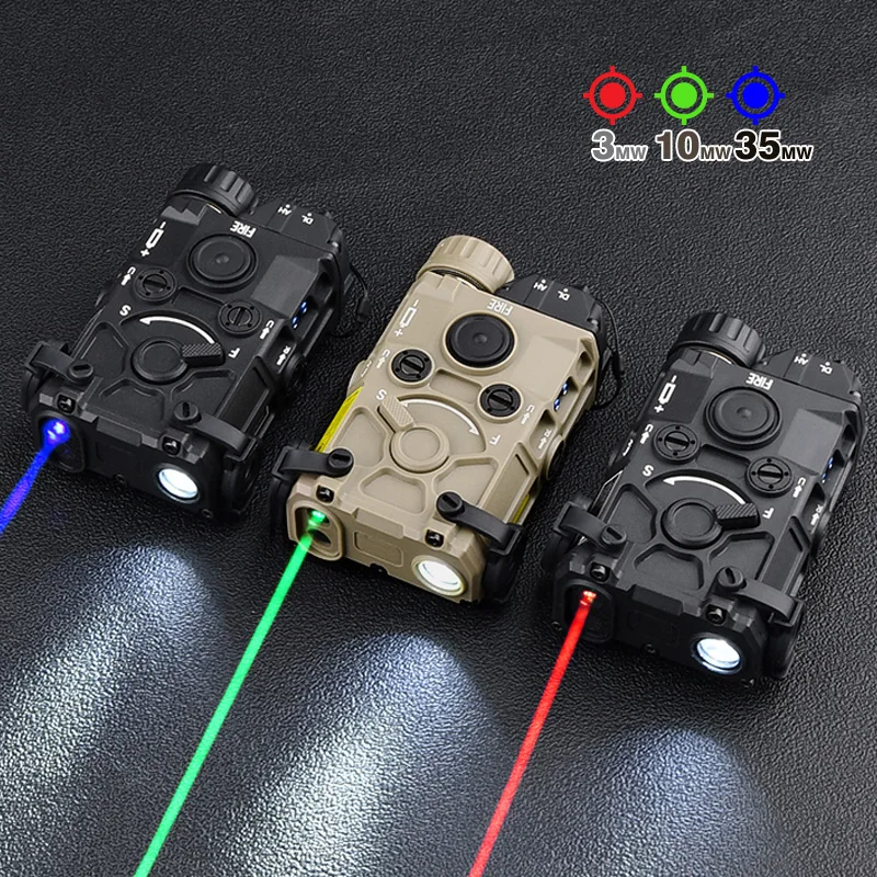 Tactical OGL White LED Flashlight Eotec Ogl Airsoft Nylon Indicator Constant on Hunting Flashlight No Laser Fit 20MM Picatinny image 4