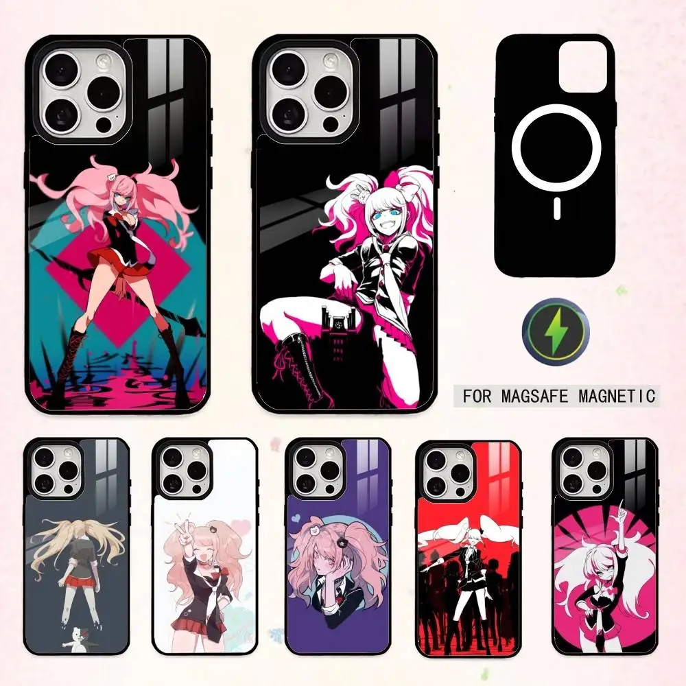 

J-Junko E-Enoshima Anime Phone Case For iPhone17,16,15,14,13,12,11 Plus,Pro Max Magnetic For Magsafe Wireless Charging