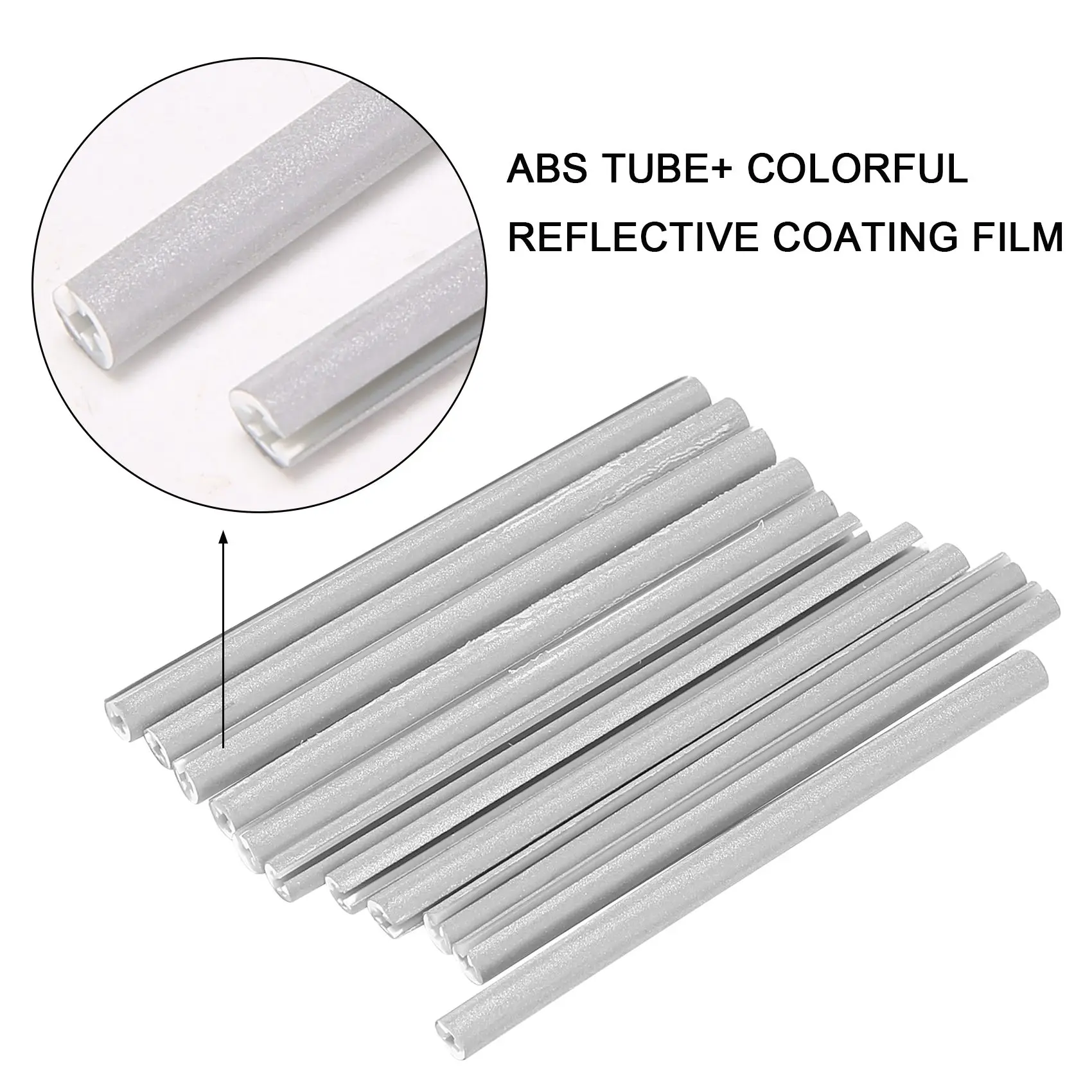 A51M-36Pcs Bike Bicycle Cycling Wheel Spoke Reflector Reflective Mount Clip Tube