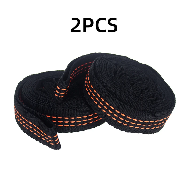 High Bearing Capacity Hammock Straps 600lbs Breaking Strength Polyester Hammock Belt Rope With Ring Buckle 2Pcs