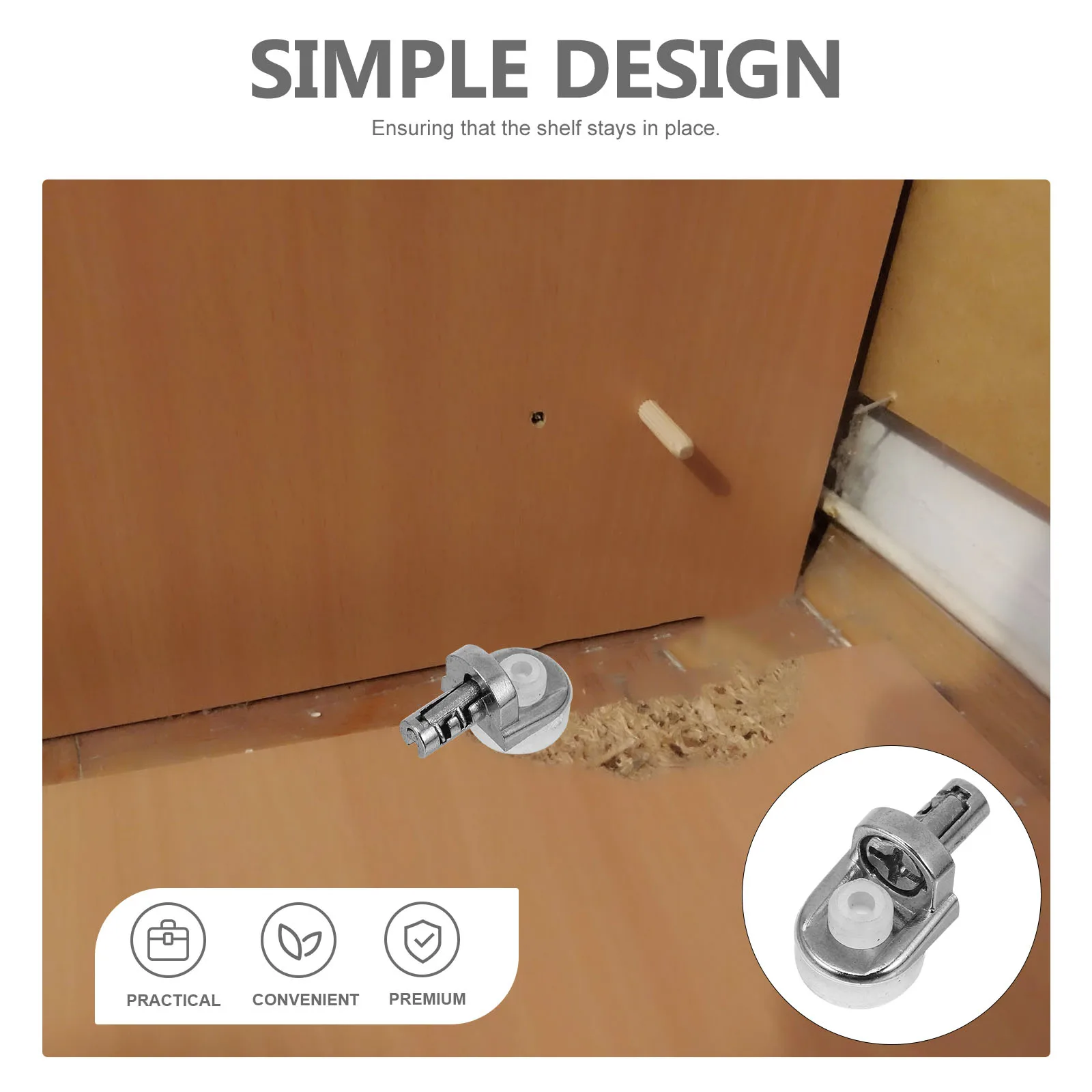 

20pcs Thick Suction Cup Shelf Pins for Bookshelf Cabinet Display Wardrobe Silver Metal Sucker Supports Storage Pegs