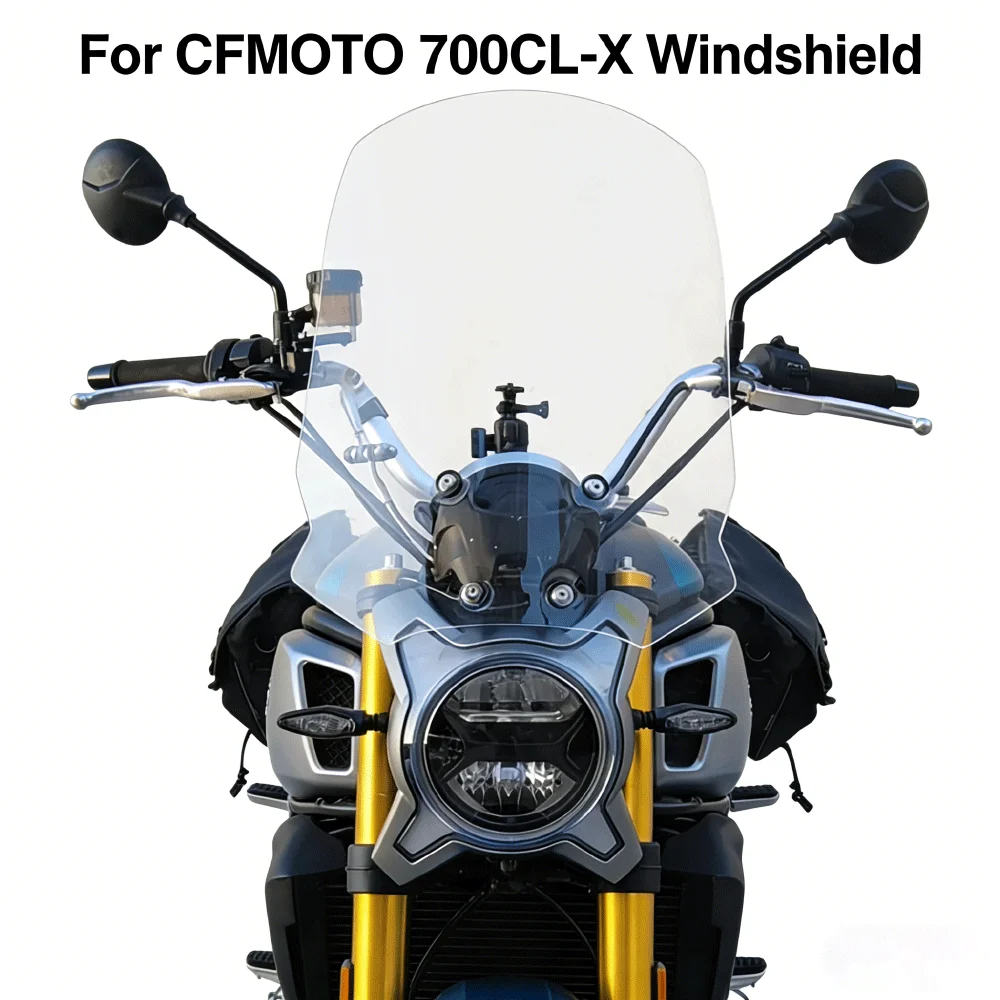 For CFMOTO 700CL-XAdventure Chu Liu xiang Motorcycle front windshield Heighten windshield modified Deflector Accessories