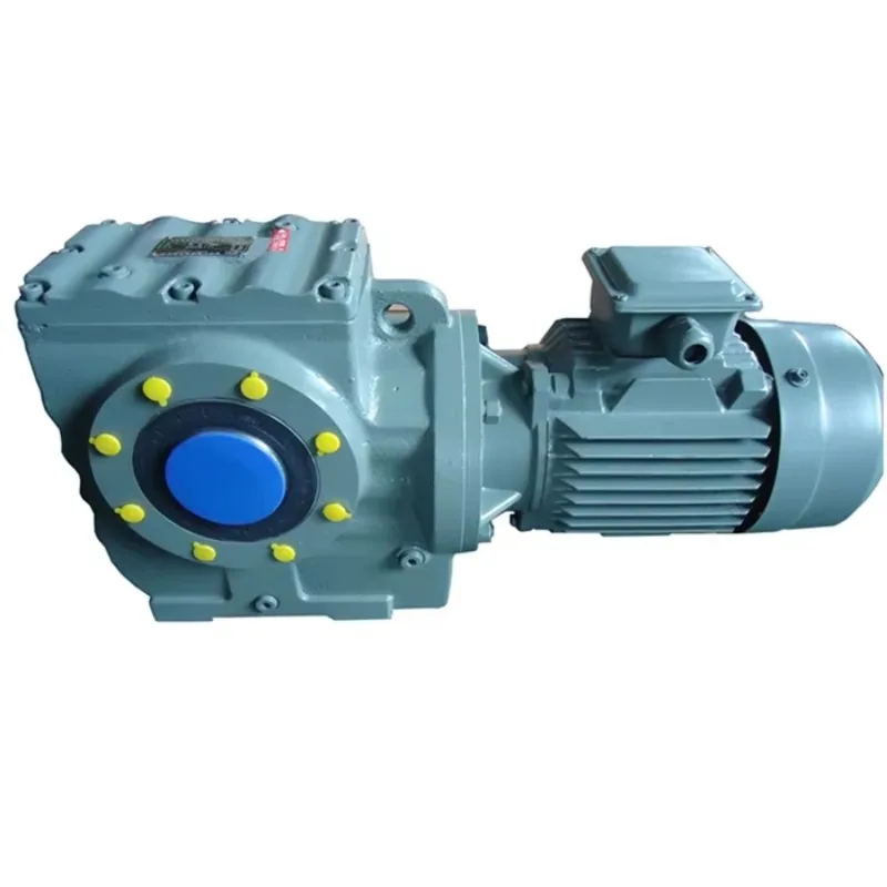 Heavy Load Bearing S47 S Series Flange-Mounted Helical Worm Gear Reducer
