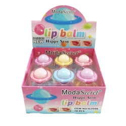 18Pcs Flying Saucer Type Four Color Lipstick Moisturizing Lip Balm Lipstick Set Girls Lips Makeup Party Gifts Wholesale