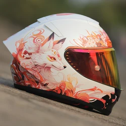 MKAN Full Face Motorcycle helmet Gumiho helmet Riding Motocross Racing Motobike Helmet