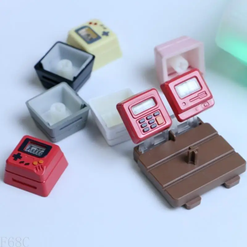 

F68C K-04 Клавишные Клавицы 3 IN1 для механического классического ретро милый прозрачный клавиш