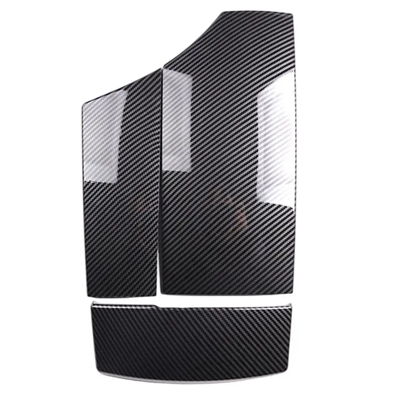 

A11M-Car Armrest Box Cover Panel Trim For BMW 5 Series E60 2004-2011 Carbon Fiber Style Car Accessories