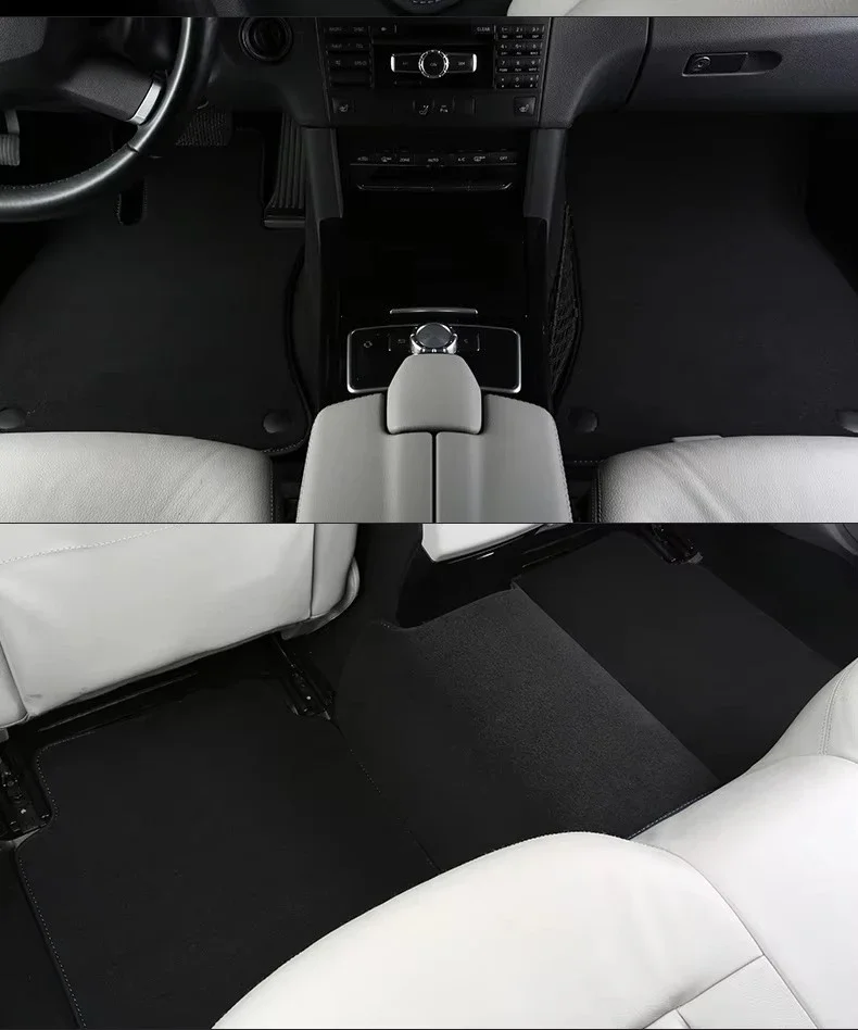 Durable Protector Dustproof Carpet Floor Mats 5 Pieces Lambwool Mats for