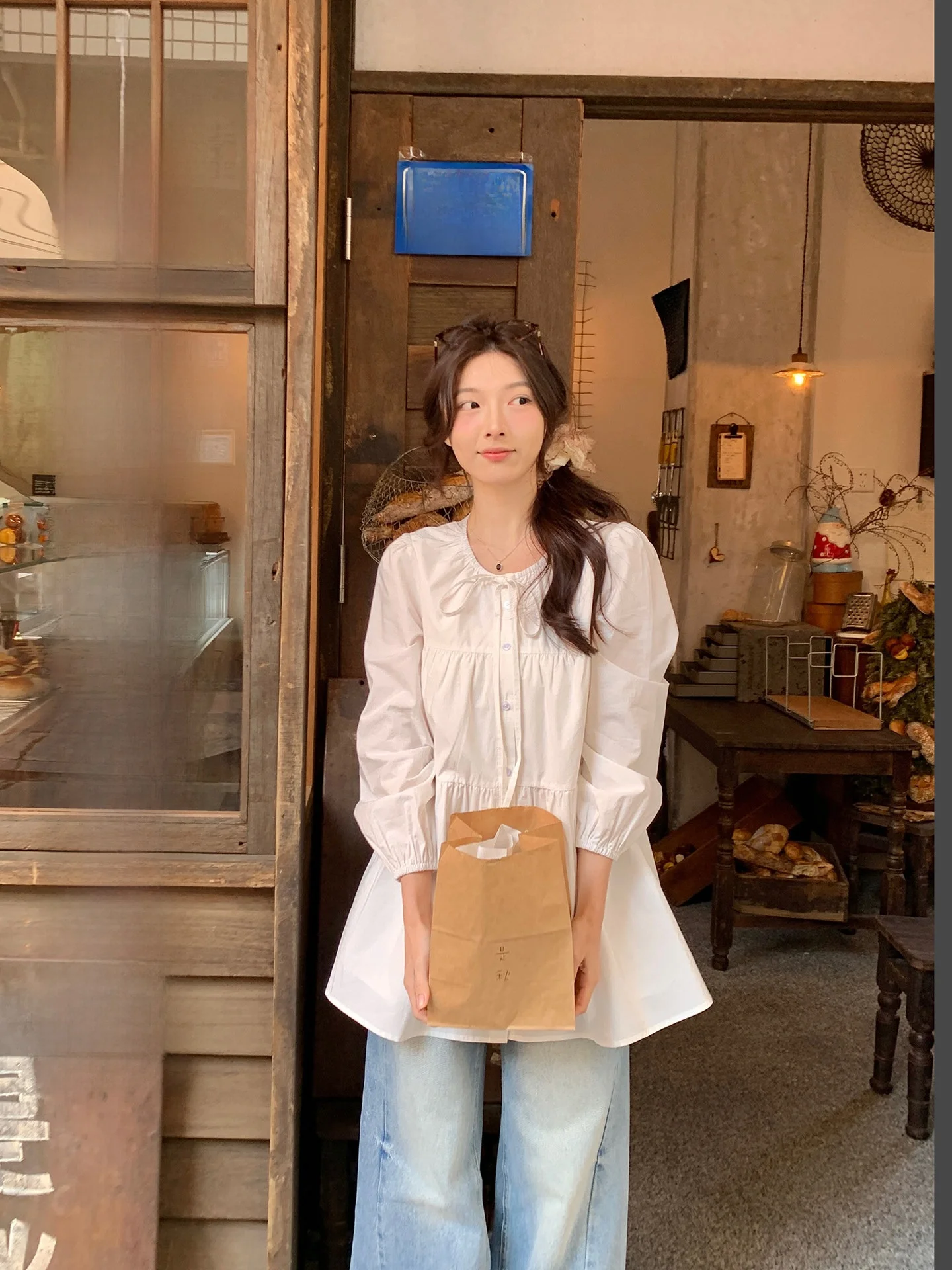 

Женское хлопковое повседневное платье миди с длинным рукавом и круглым вырезом, весеннее, с дизайном «Кролик-сыр»