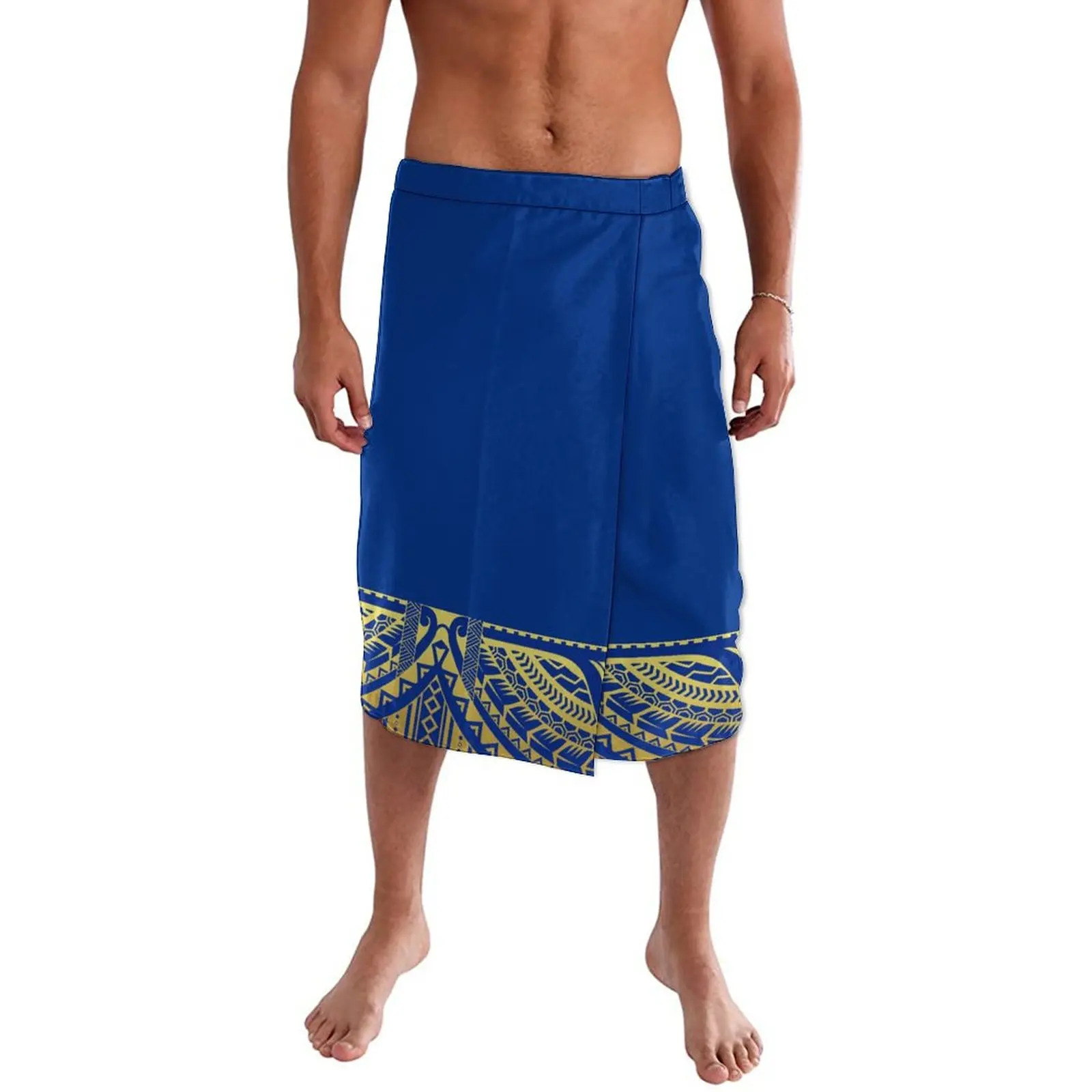 2023 Reggae Tatau Ie Faitaga Polynesian Tribal Rasta Clothing Lavalava Tupenu Mens Wrap Skirt Custom Father\'s Day Gift For Dad