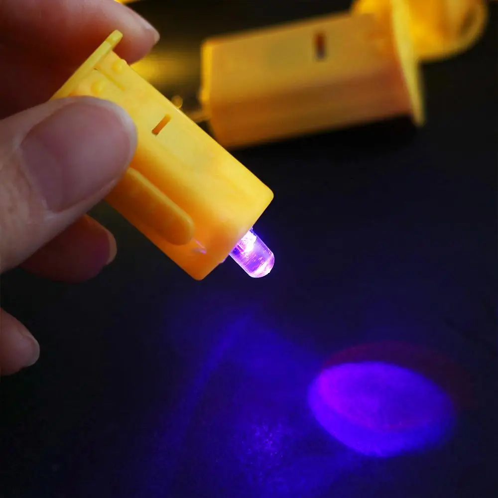 10pcs Electronic Light Lantern LED Wick Built-in Lamp Miniature Lantern Light Yellow DIY Material Wicks Lamp Party
