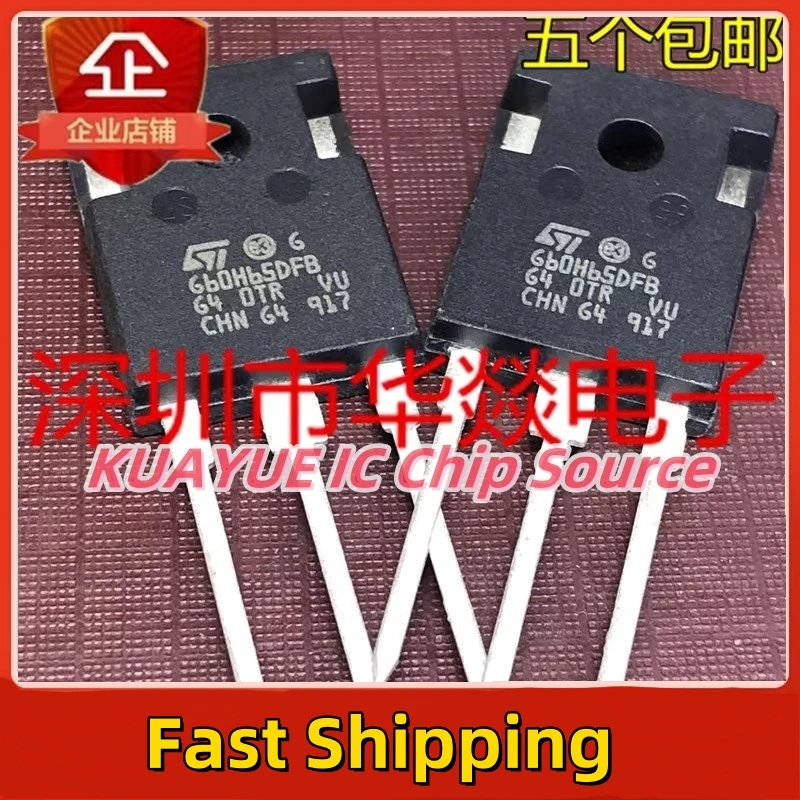 10PCS-30PCS/ STGWA60H65DFB  G60H65DFB   TO-247 650V 60A  Fast Shipping Quality Guarantee