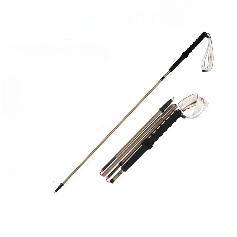 Hiking poles New carbon folding cross-country poles, lightweight walking poles for hiking and cross-country