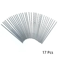 17pcs/set Orthopedics Surgery Tool Stainless Steel Drill Bits 0.8mm-4.8mm Autoclavable Drill Bits Medical Pet Tools 115mm Long