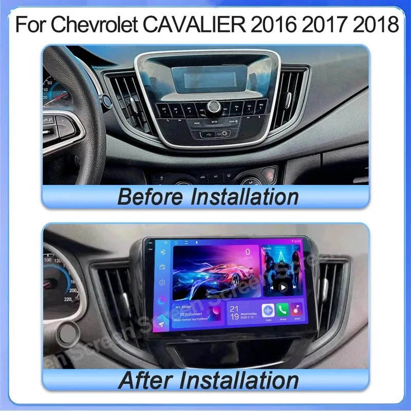 Android 15 For Chevrolet CAVALIER 2016 2017 2018 Car Radio Multimedia Video Player Bluetooth Mirror Link Touch Screen RDS DSP 5G