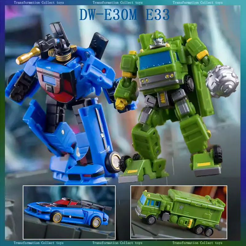 En STOCK transformación DR.WU DW-E30M DW-E33 espejo Jack tabique figura de acción a pequeña escala Robot modelo escritorio decoración juguete para regalo