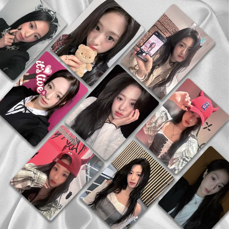 50PCS KPOP BABYMONSTER AHYEON Laser Album Card 3-inch Photo Card LOMO Card AHYEON Fans Collection Gifts Star Surrounding