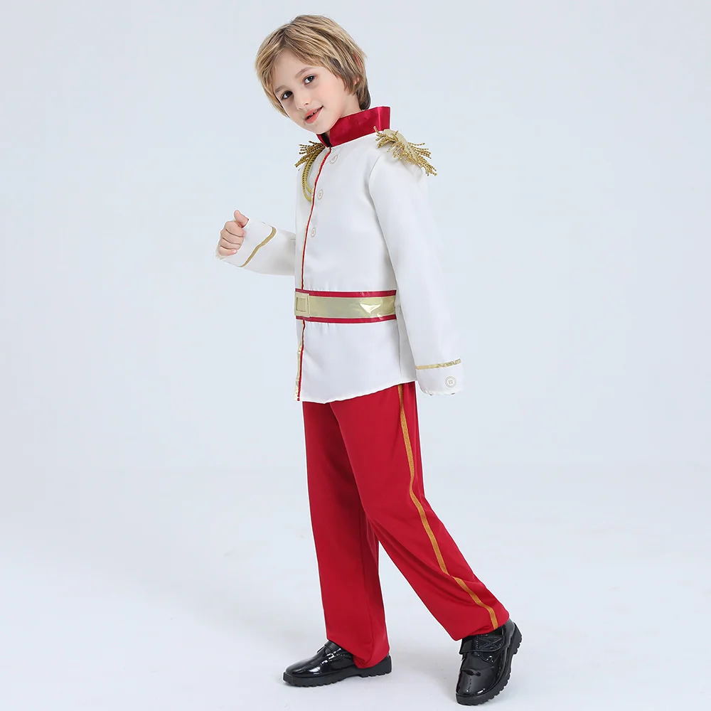 Kinder prinz cosplay kostüme Halloween kinder cosplay tuch sets jungen und mädchen prinz cos kleidung set 2020 neue