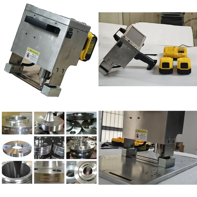 Easy to Operate Electric Engraving Machine with Lithium Battery and Touch Screen Control for VIN Number Engraving Peen