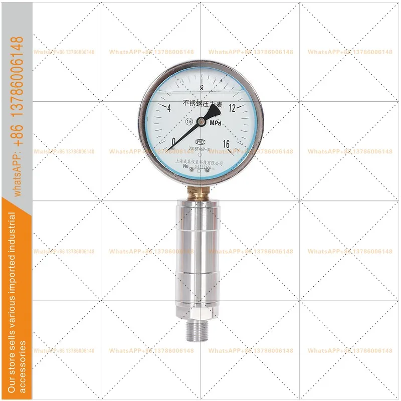 1A special surface for mud pump seismic DN10 hydraulic pressure gauge for mine seismic diaphragm pressure gauge