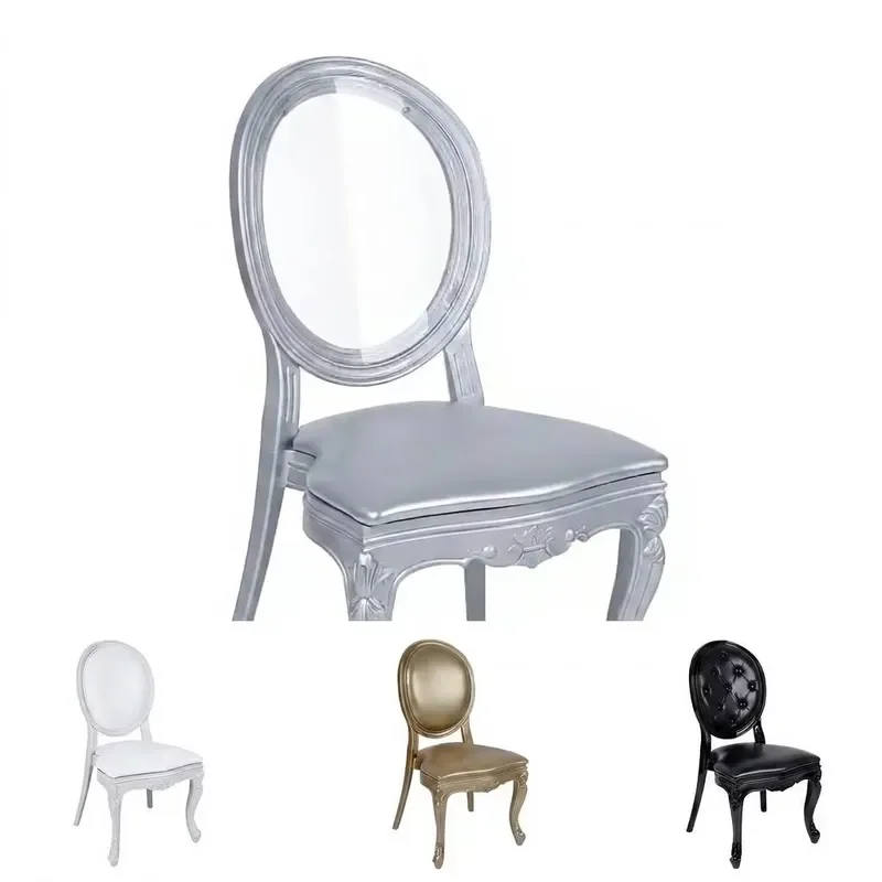 for Wholesale High Quality  Plastic Gold Resin King Chair