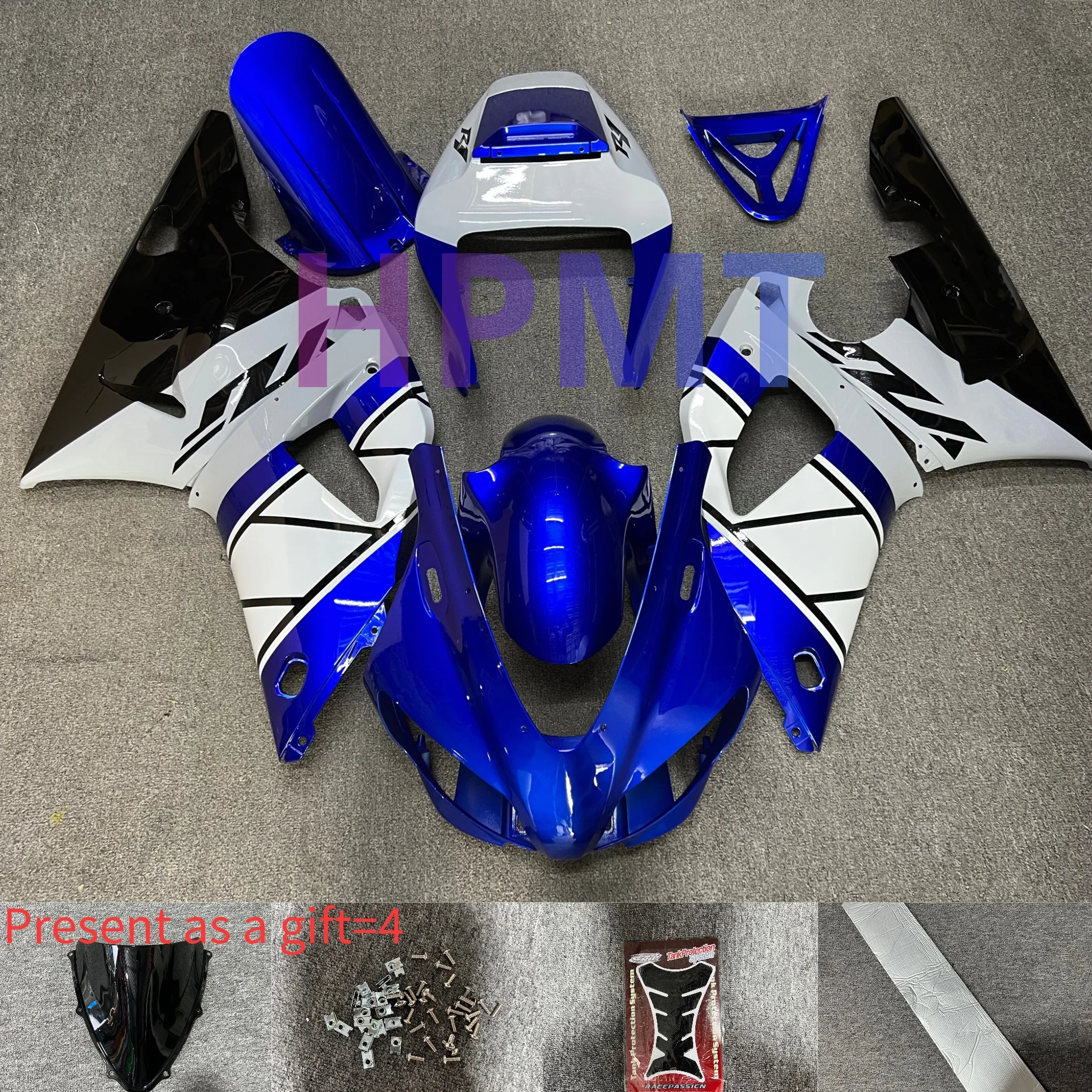 Kit de carénages de moulage par injection de moto ABS, carénage complet de carrosserie, adapté pour YAMAHA YZF R1 1998-1999, YZF R1 1998 1999, nouveau