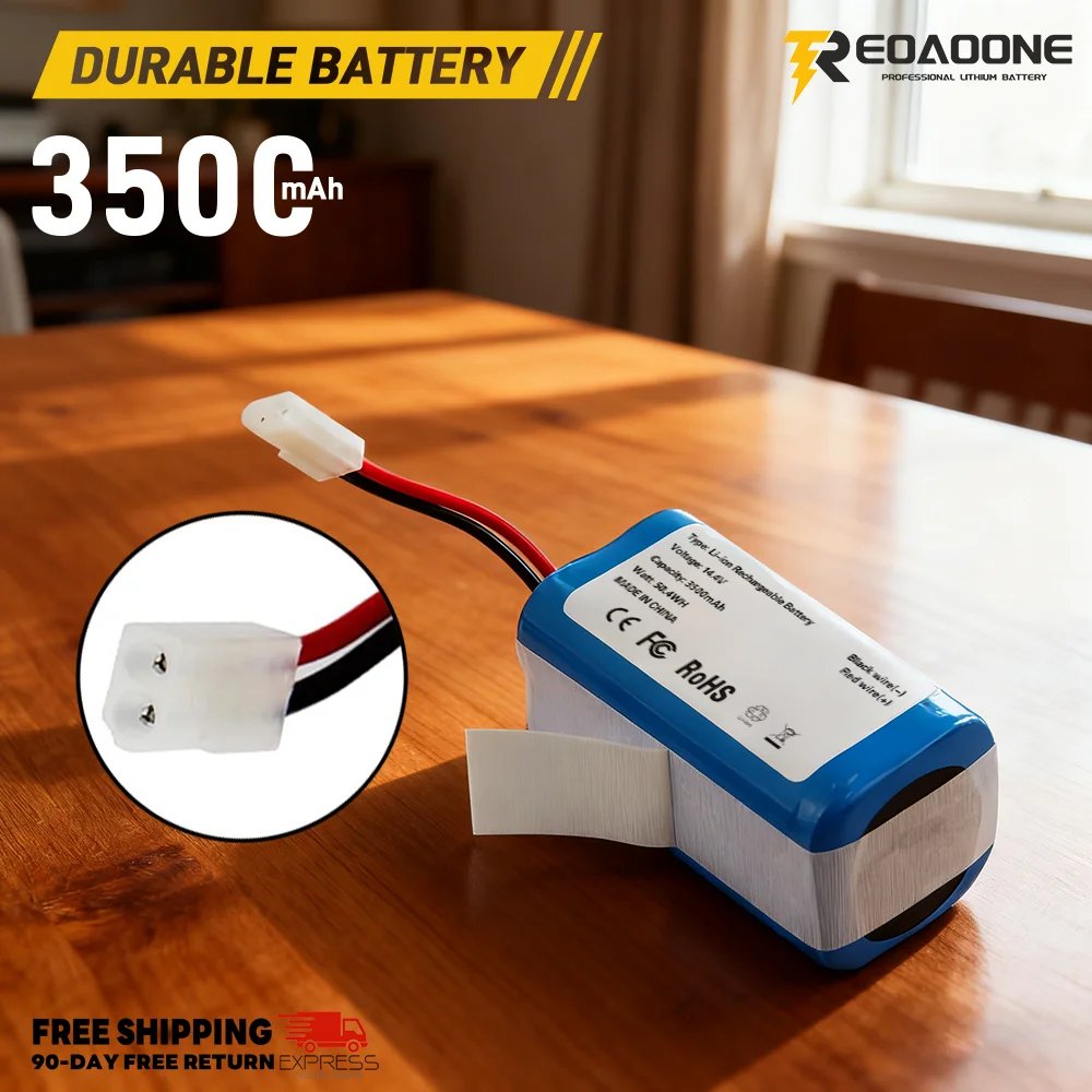 

14.4V 14.8V Li-ion Battery for MIJIA Vacuum Cleaner G1 MJSTG1 Essential 3500mAh Rechargeable Pack with BMS Protection