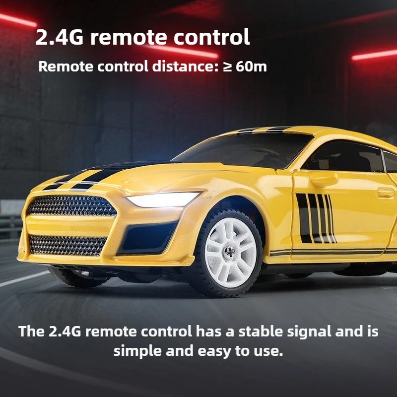 1/43 4WD afstandsbediening hoge snelheid ​ ​ Drift Car 2.4G Afstandsbediening Racewagen Competitie Simulatiemodel RC Auto Speelgoed