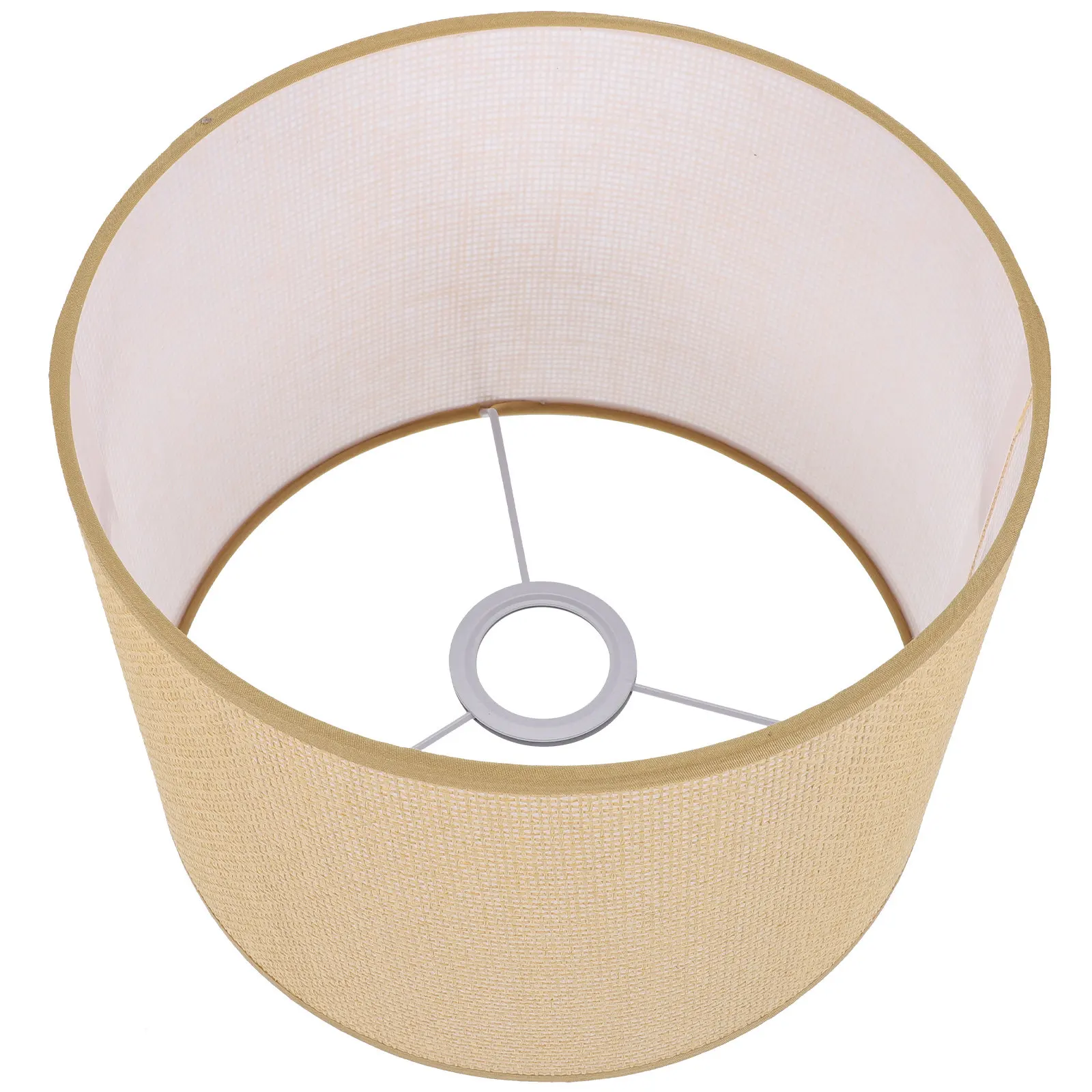Replacement Lamp Shade Linen Cloth Vintage Style Quick Install Desk Lamp Cover Table Shade E27 Bedroom Light Shades for Ceiling