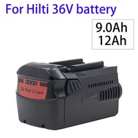 For Hilti 36V 9.0Ah/12Ah Electric Drill Electric Plate Hand lithium Battery Rechargeable Replacement Model B 36/3.9 B36/6.0 B36