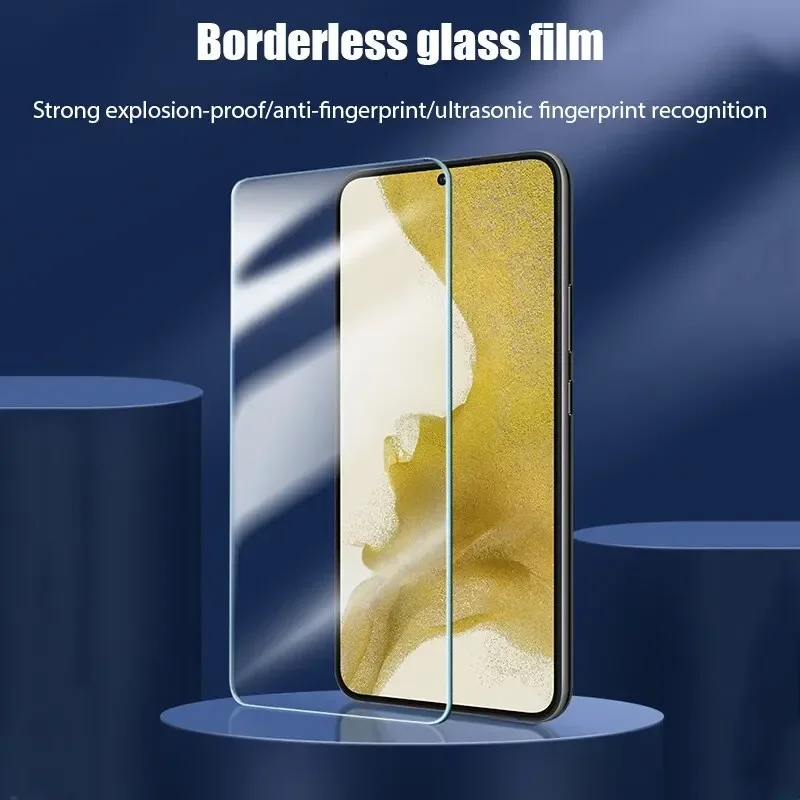 4 piezas de protector de pantalla para Samsung Galaxy A55 A35 A25 A15 A54 A14 A24 A23 A05 A05S A04 A04S A04E, vidrio templado de cobertura completa 2